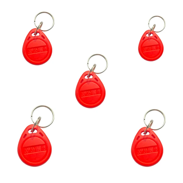 تگ RFID مدل جاسوئیچی کد 125KHZ Em-125 بسته 5 عددی