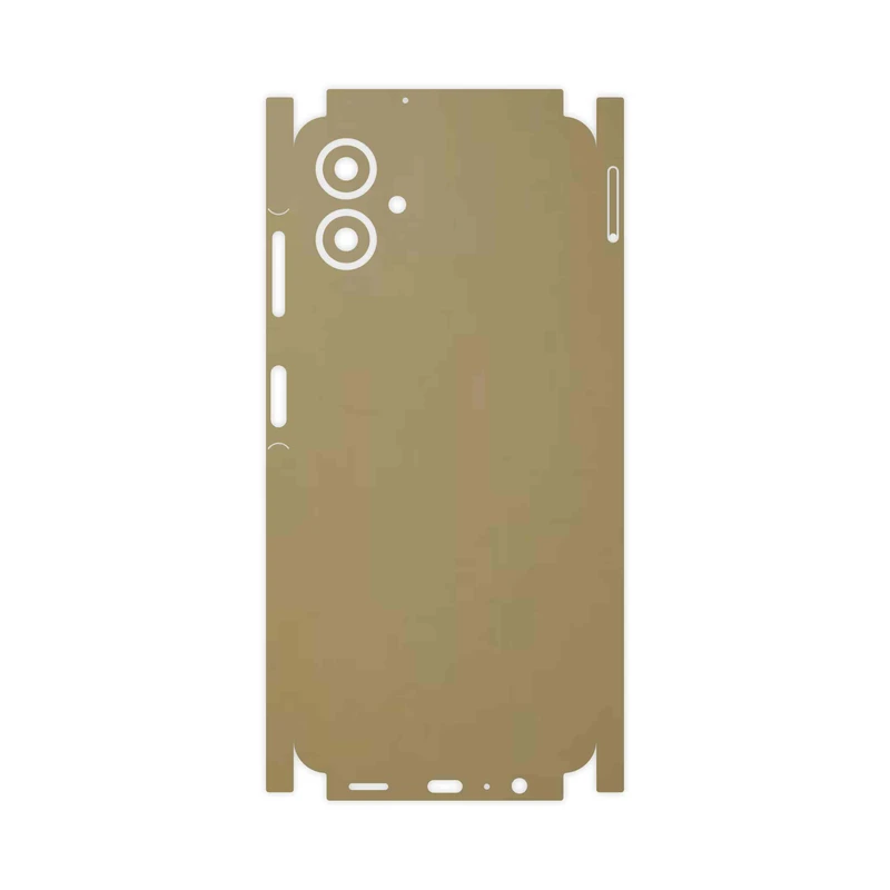 برچسب پوششی ماهوت مدل Matte-Gold-FullSkin مناسب برای گوشی موبایل سامسونگ Galaxy A06