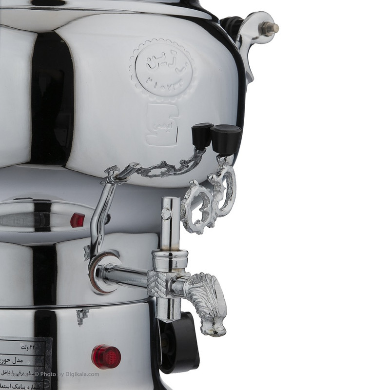 سماور برقی زرین مدل حوریا ظرفیت 6 لیتر