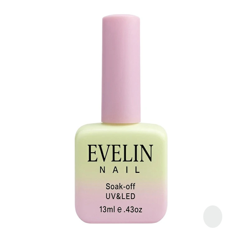 لاک ژل براق ناخن اولاین مدل 13M شماره 27 رنگ سفید طوسی