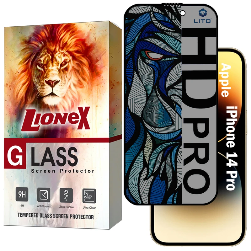 محافظ صفحه نمایش لایونکس مدل LITOPRVL مناسب برای گوشی موبایل اپل iPhone 14 Pro