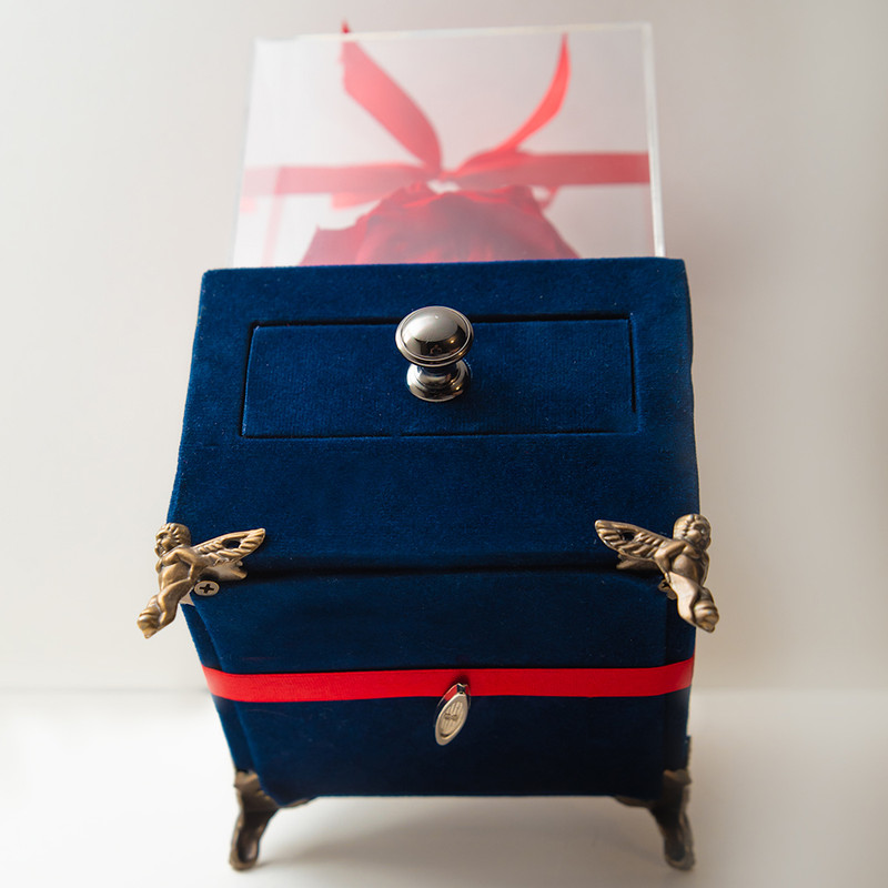 جعبه موزیکال دکوفیوره مدل رز جاودان