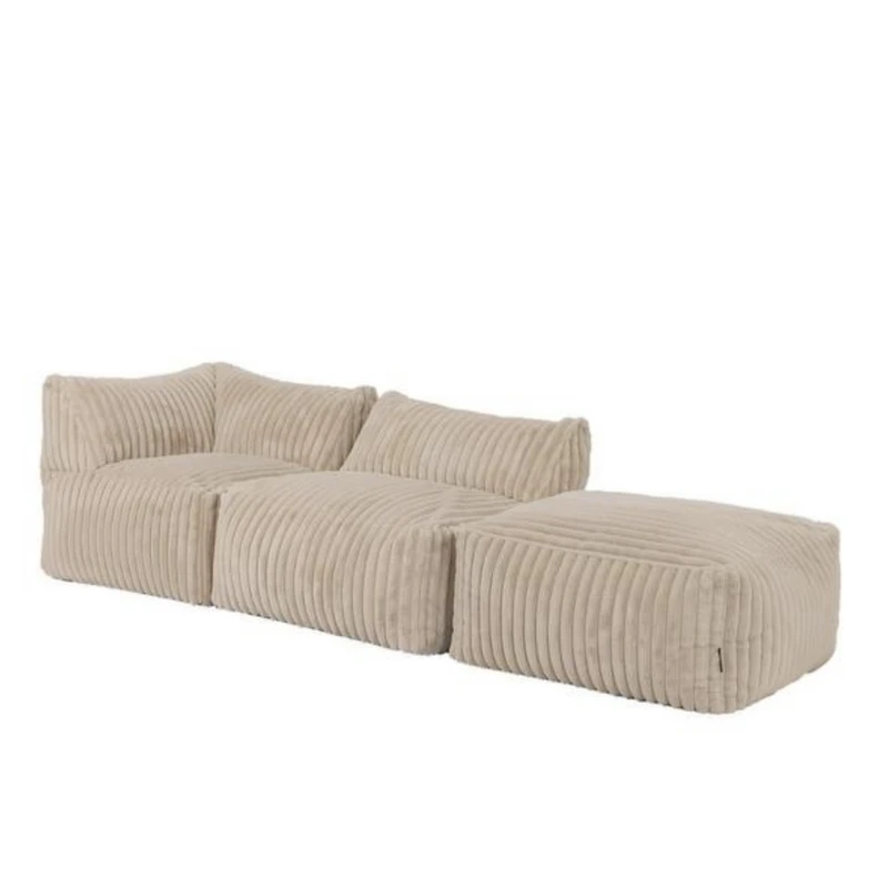 مبل راحتی 2 نفره مدل سیلوان به همراه پاف