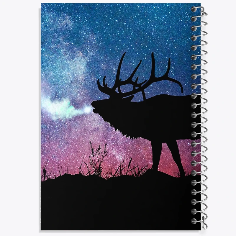 دفتر مشق 50 برگ خندالو طرح گوزن کد F13