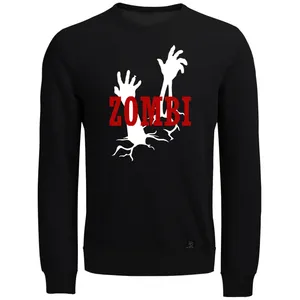 سویشرت مردانه 27 مدل ZOMBI کد V31 رنگ مشکی