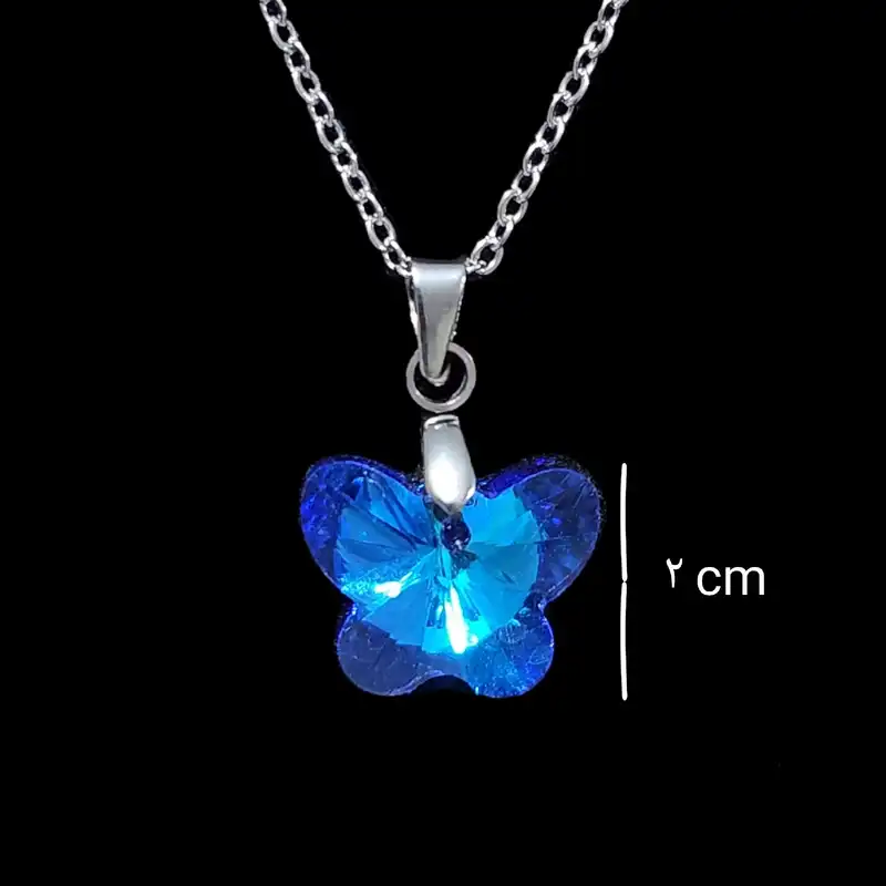 گردنبند زنانه سواروسکی مدل پروانه