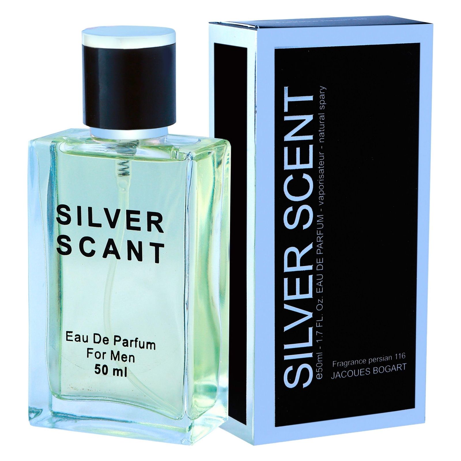 ادو پرفیوم مردانه فراگرنس پرشیا 116 مدل سیلور سنت با رایحه گرم و شیرین حجم 50 میلی لیتر - - 1