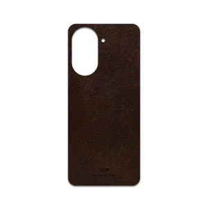 MAHOOT Dark-Brown-Leather Cover Sticker for Xiaomi Poco C71