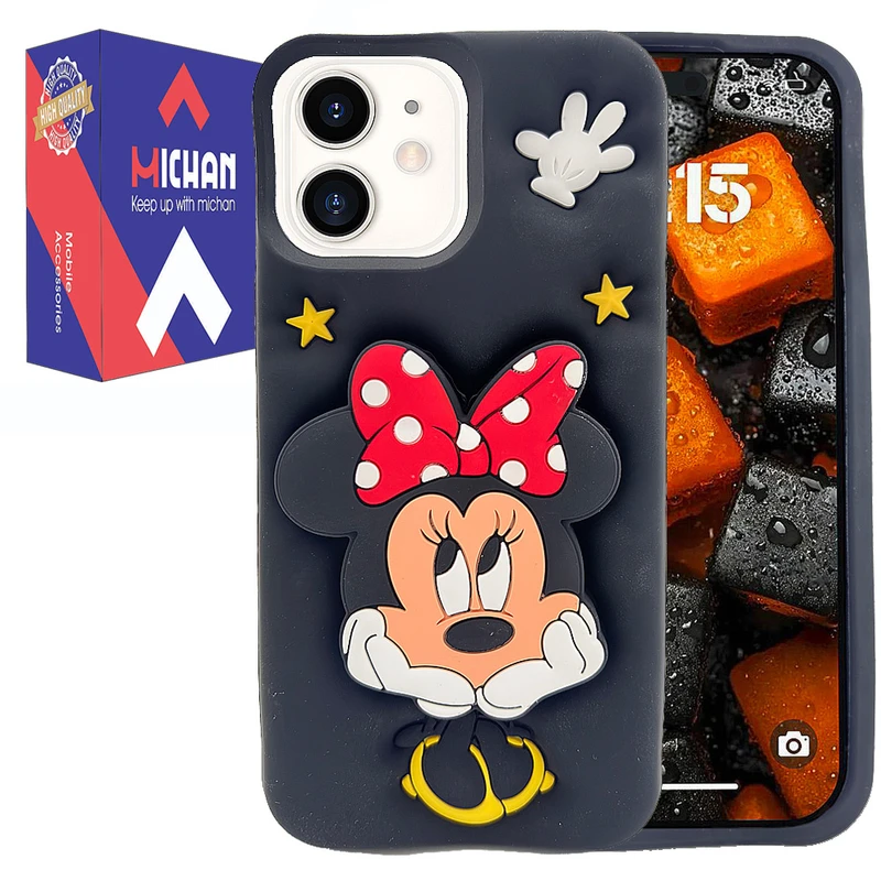 کاور میچان طرح میکی موس مناسب برای گوشی موبایل اپل IPHONE 12