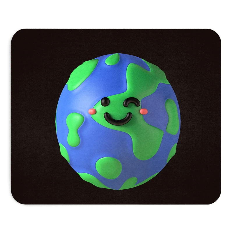 ماوس پد طرح کره زمین سایز 19x24 سانتی متر