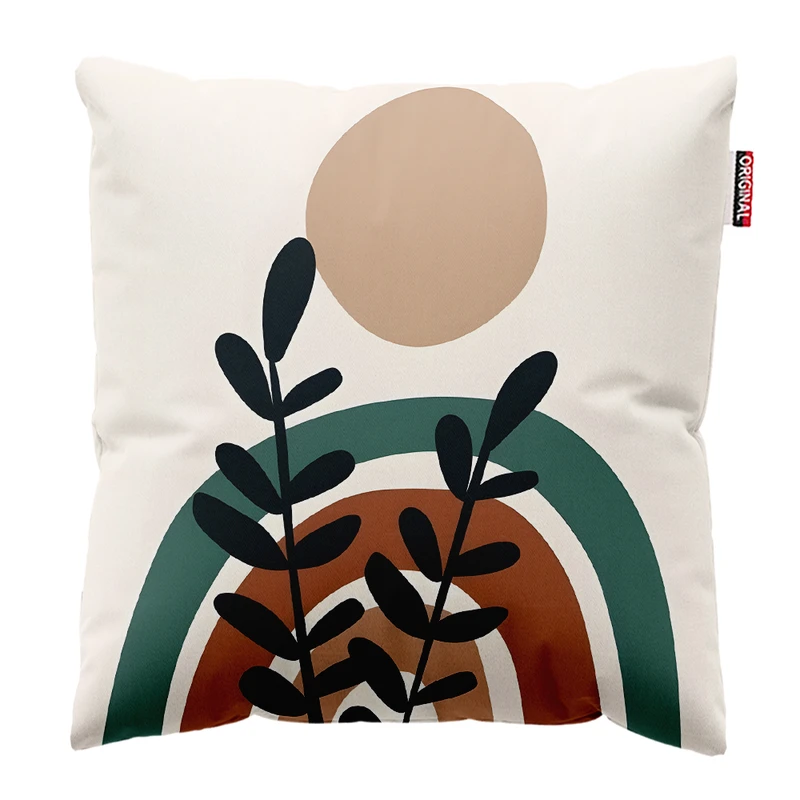 کوسن پاد آفرین مدل بوهو طرح مینیمال کد PK303118 سایز 30*30 سانتی متر