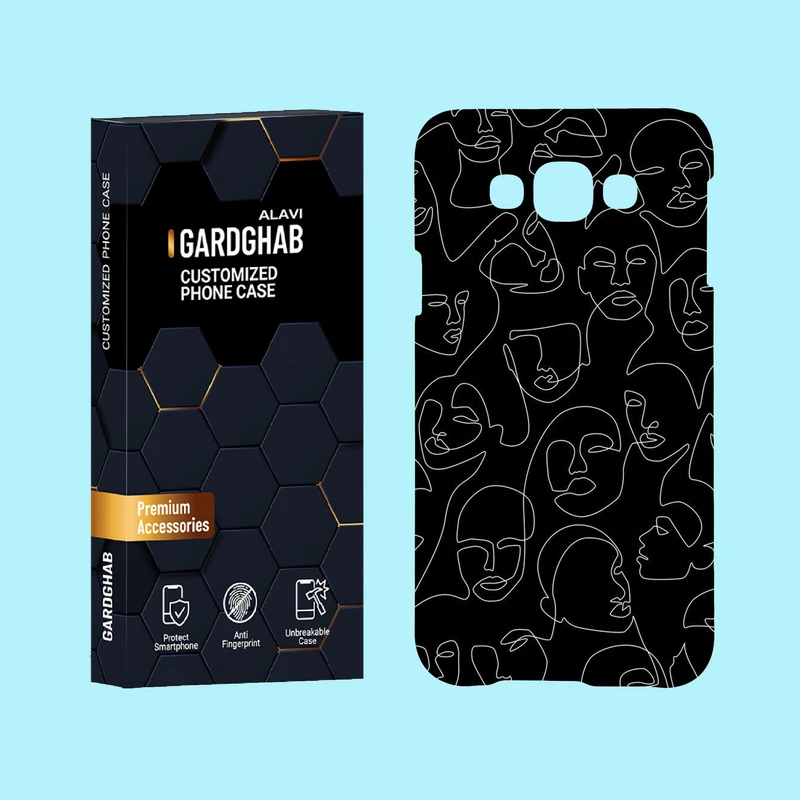 کاور گارد قاب علوی مدل ساده و مینیمال مناسب برای گوشی موبایل سامسونگ Galaxy E7 2015