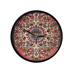 ساعت دیواری مدوپد طرح فرش رودبار مدل C-Roudbar01