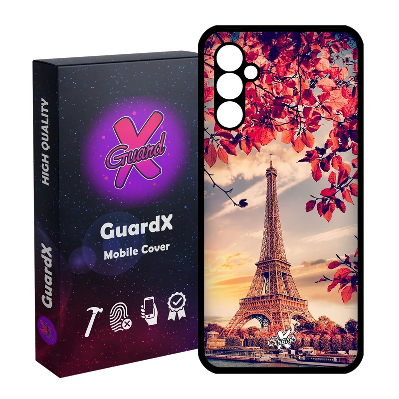 کاور گارد ایکس طرح Eiffel Tower مدل Glass10125 مناسب برای گوشی موبایل سامسونگ Galaxy A24/A24 4G/M34 5G