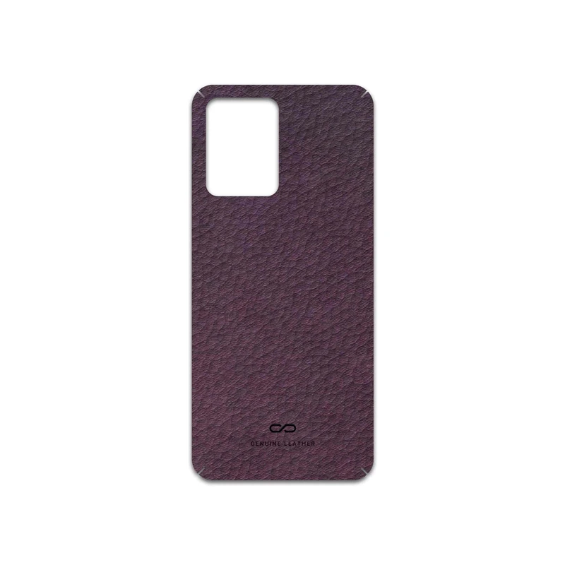 برچسب پوششی ماهوت مدل Purple-Leather مناسب برای گوشی موبایل شیائومی Redmi Note 12 5G