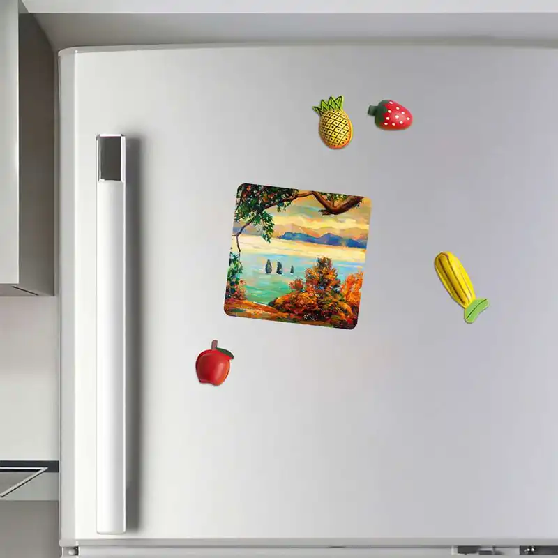 مگنت طرح نقاشی رنگ روغن مدل mg10622