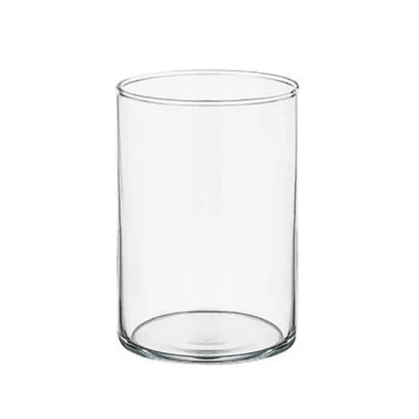 گلدان دکوری مدل شیشه ای استوانه ای کد 0815