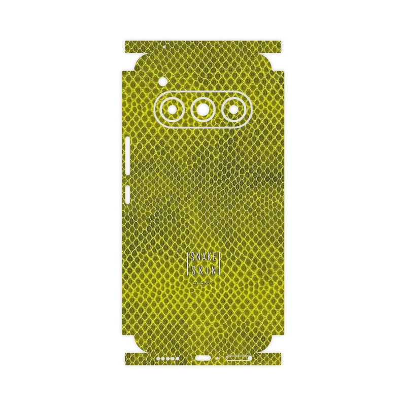 برچسب پوششی ماهوت مدل Yellow Snake Skin-FullSkin مناسب برای گوشی موبایل داریا Bond II Lite 5G
