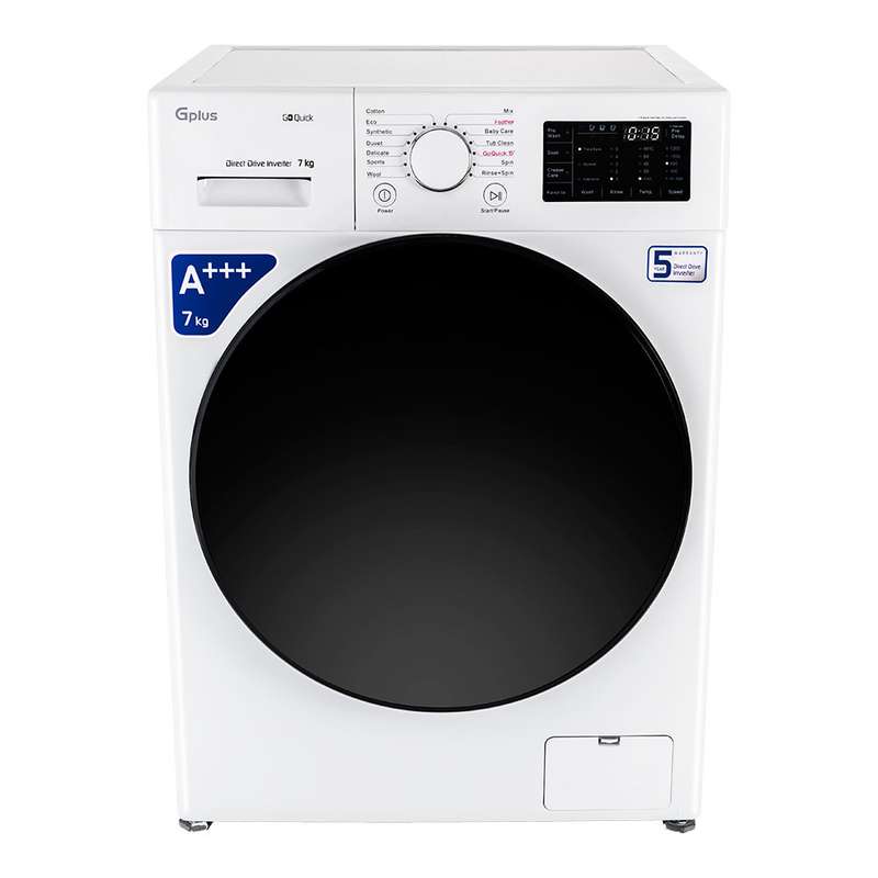 ماشین لباسشویی جی پلاس مدل GWM-L730W ظرفیت 7 کیلوگرم ماشین لباسشویی جی پلاس مدل GWM-L730W ظرفیت 7 کیلوگرم