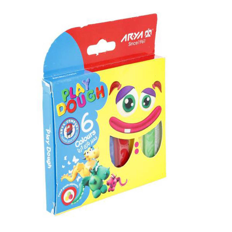 خمیر بازی آریا مدل double 6 color کد 007 بسته 2 عددی
