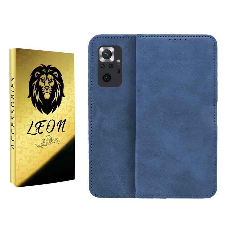 کیف کلاسوری لئون مدل Spark Oro مناسب برای گوشی موبایل شیائومی Redmi Note 10 Pro 4G