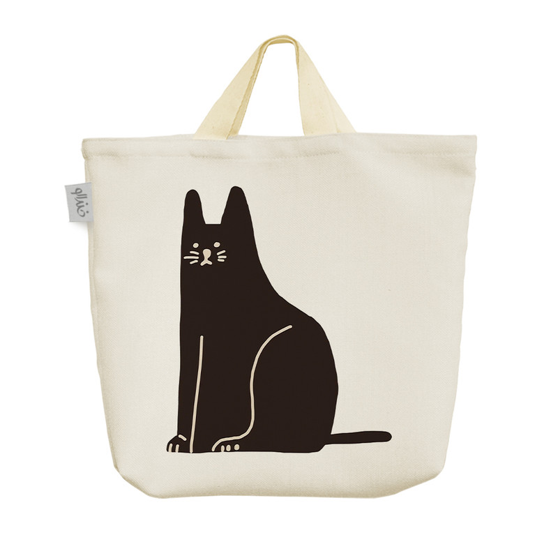 ساک خرید خندالو مدل گربه سیاه Black Cat کد 3588