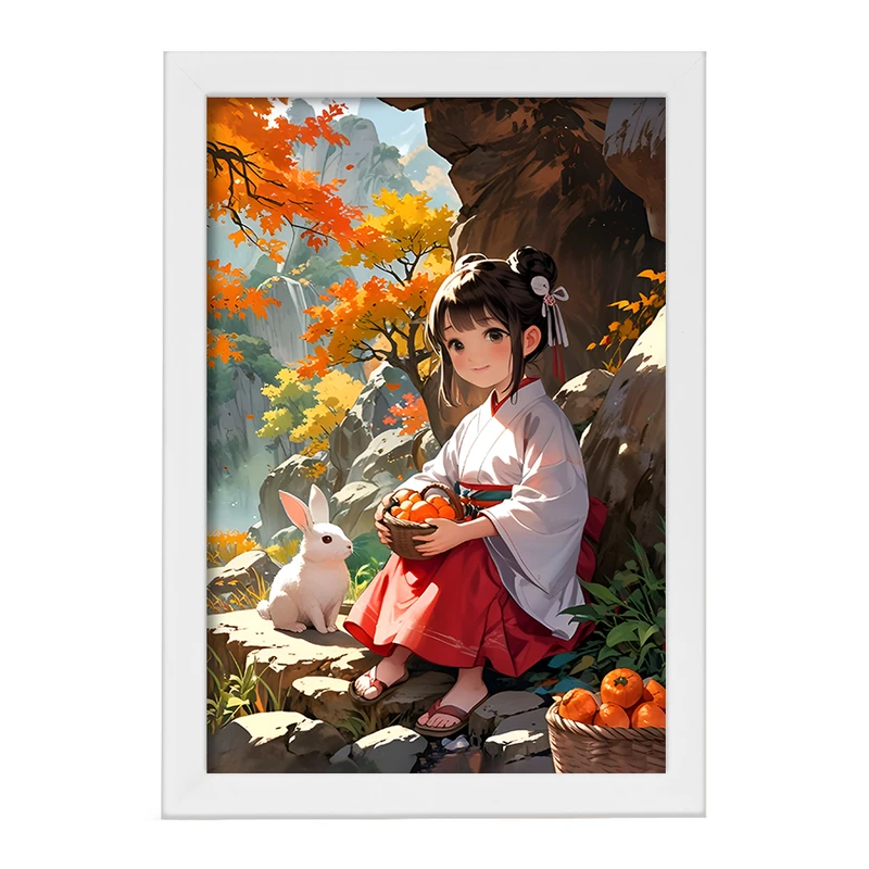 تابلو خندالو مدل دختر ژاپنی کد F12606