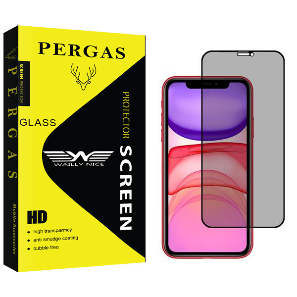 محافظ صفحه نمایش حریم شخصی وایلی نایس مدل Pergas مناسب برای گوشی موبایل اپل iPhone XS