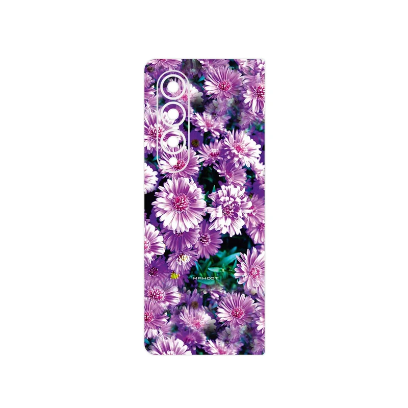 برچسب پوششی ماهوت مدل Purple_Flower مناسب برای گوشی موبایل سامسونگ Galaxy Z Fold4