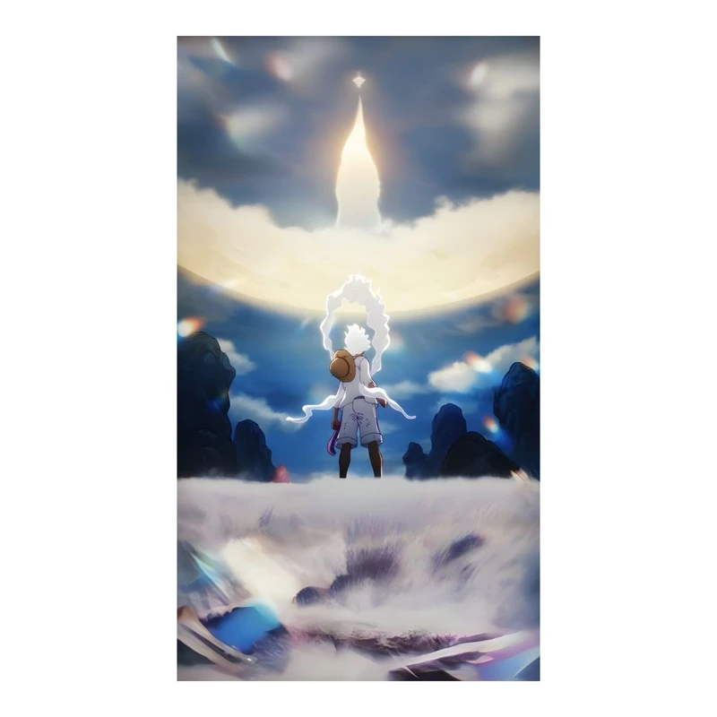 استیکر لپ تاپ و موبایل مدل انیمه طرح وان پیس مانکی دی لوفی one piece Monkey D Luffy کد 6349