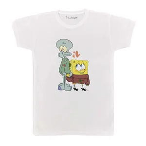 تی شرت بچگانه پرمانه طرح باب اسفنجی کد pmt.1198