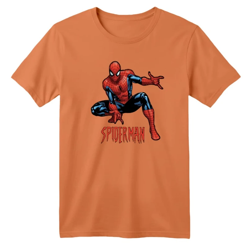 تی شرت آستین کوتاه بچگانه مدل مرد عنکبوتی کد ۱۸