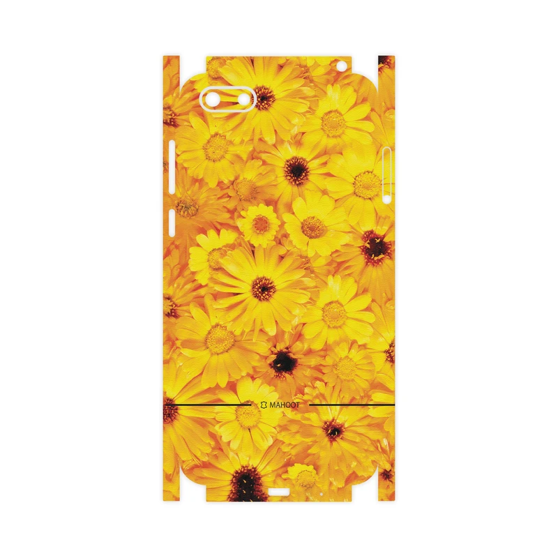 برچسب پوششی ماهوت مدل Yellow-Flower-FullSkin مناسب برای گوشی موبایل هوآوی Y5 Prime 2018