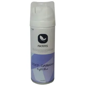 اسپری بدن زنانه آکراس مدل dolce & gabbana حجم 300 میلی لیتر