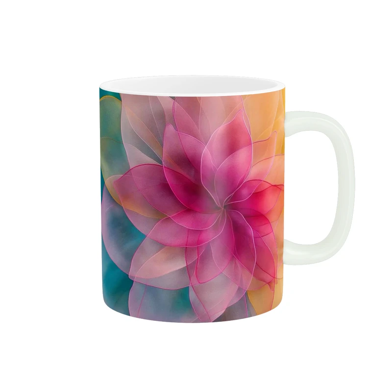 ماگ پاد آفرین طرح گل کد 3194