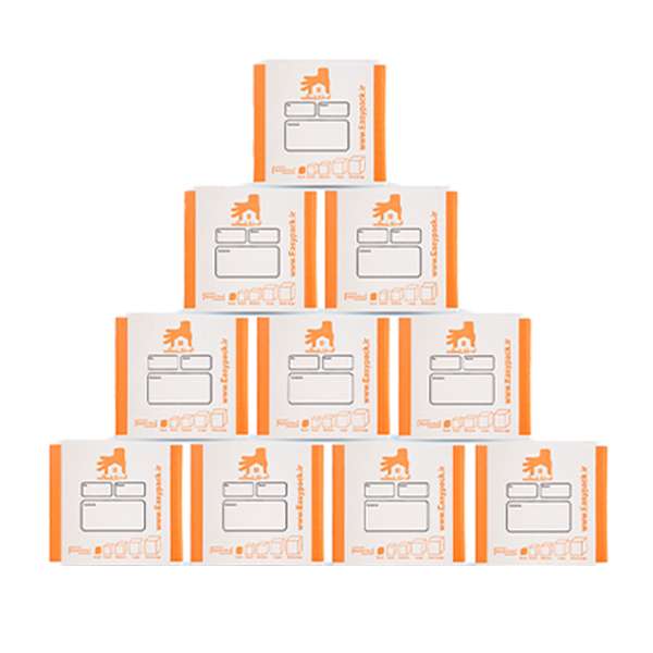 جعبه  اسباب کشی ایزی‌پک مدل حمل کتاب بسته 10 عددی