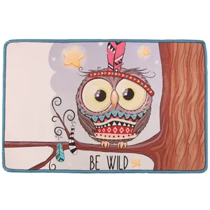 پادری طرح جغد کد PJ-111696 سایز 70x45 سانتی متر