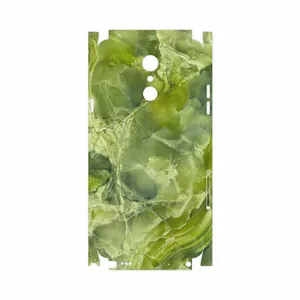 MAHOOT Green Crystal Marble-FullSkin Cover Sticker for LG Q Stylus