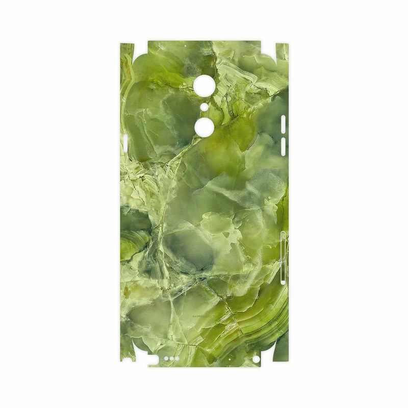 برچسب پوششی ماهوت مدل Green Crystal Marble-FullSkin مناسب برای گوشی موبایل ال جی Q Stylus