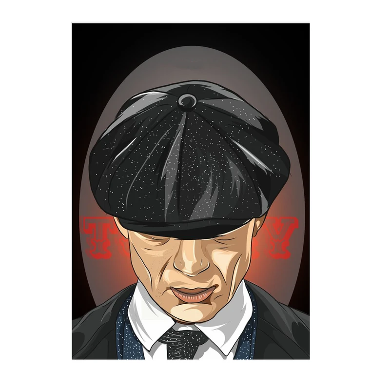 استیکر لپ تاپ و موبایل مدل سریال طرح پیکی بلاندرز Peaky Blinders کد 3705