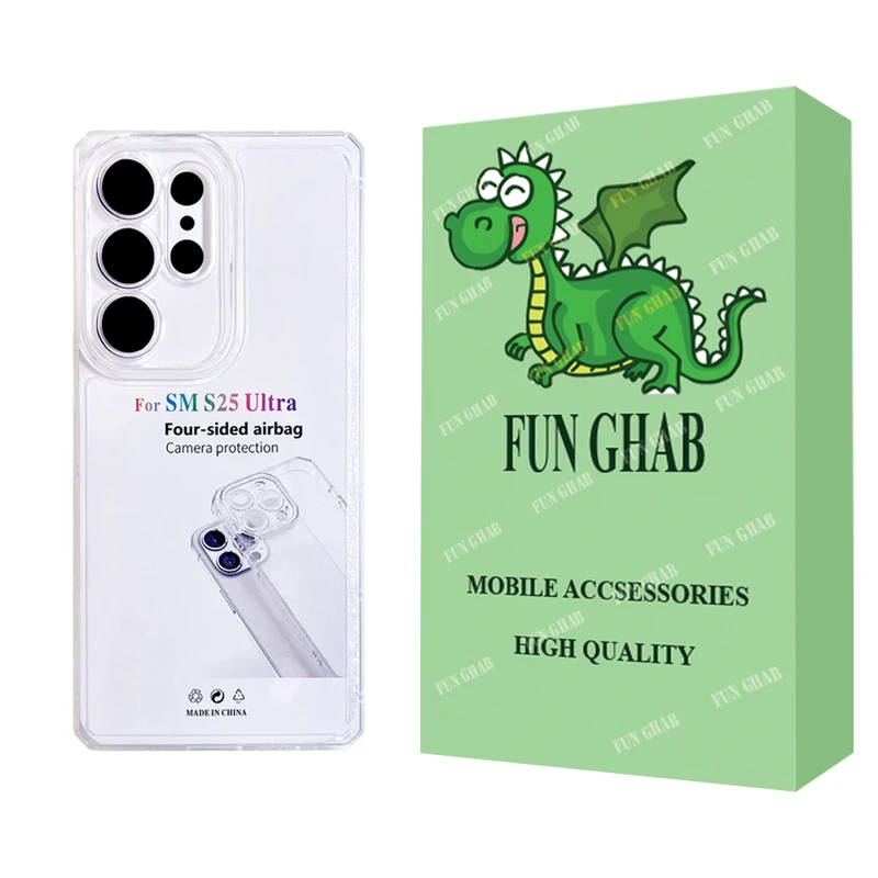 کاور فان قاب مدل ژله ای مناسب برای گوشی موبایل سامسونگ Galaxy S25 Ultra