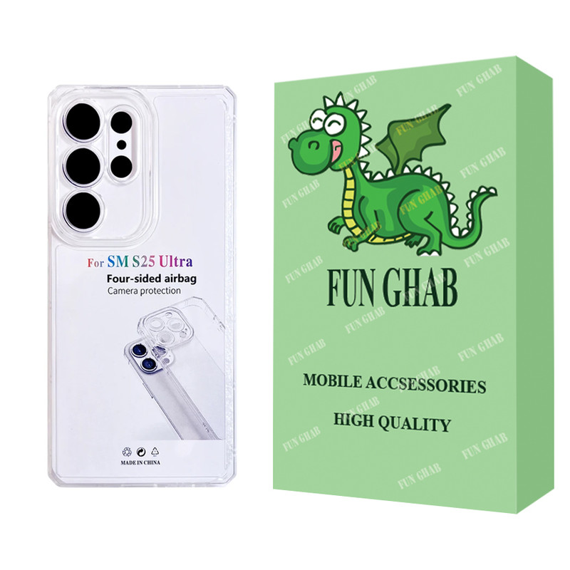 کاور فان قاب مدل ژله ای مناسب برای گوشی موبایل سامسونگ Galaxy S25 Ultra