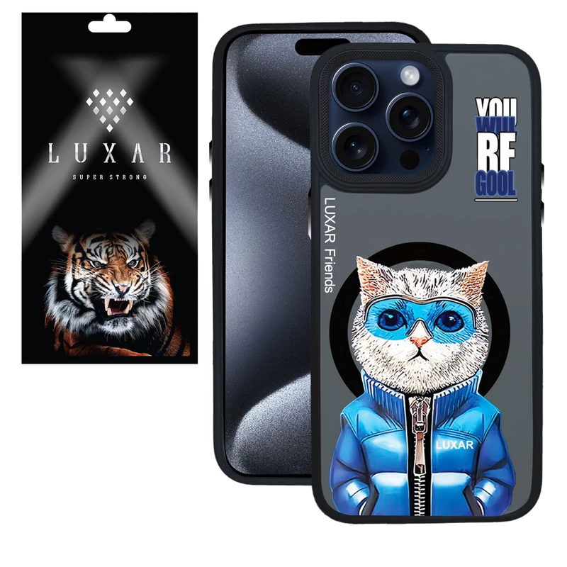 کاور لوکسار مدل 15promax - Rich Cat مناسب برای گوشی موبایل اپل  iPhone 15 Pro Max