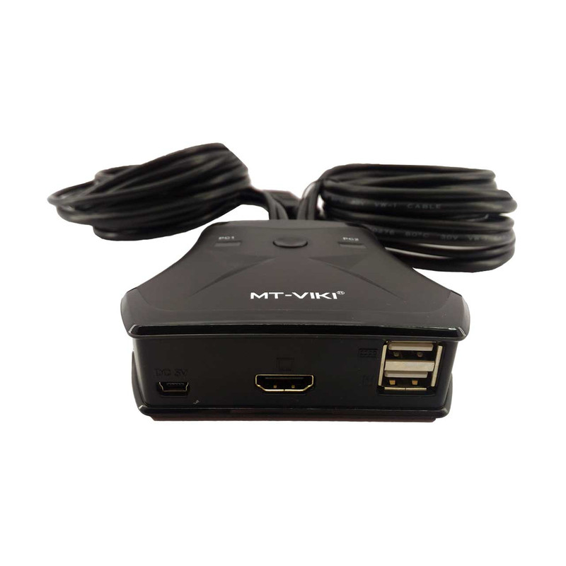سوییچ دو پورت KVM HDMI ام تی -وی کی مدل MT-201HL 1