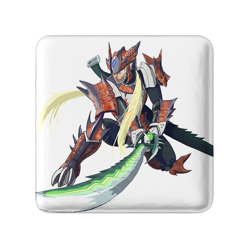 مگنت خندالو طرح بازی شکارچی هیولا (Monster Hunter) مدل مربعی کد 33206