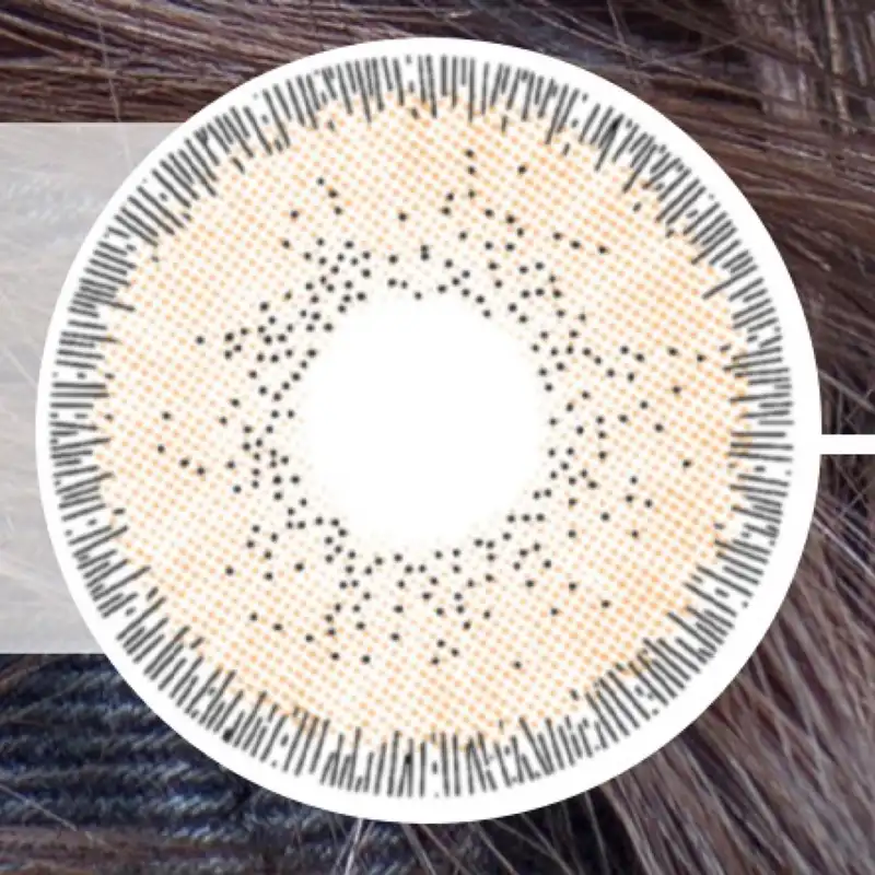 لنز چشم رویال ویژن کد 358 رنگ قهوه ای متوسط دور دار