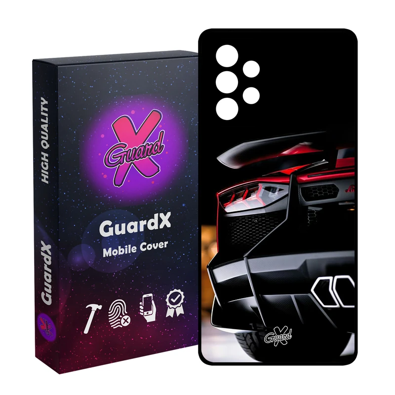 کاور گارد ایکس طرح Lamborghini مدل Glass10336 مناسب برای گوشی موبایل سامسونگ Galaxy A32 4G