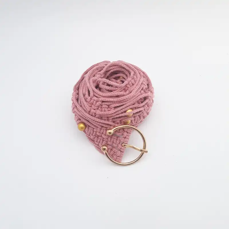 کمربند زنانه مدل مکرومه 920012