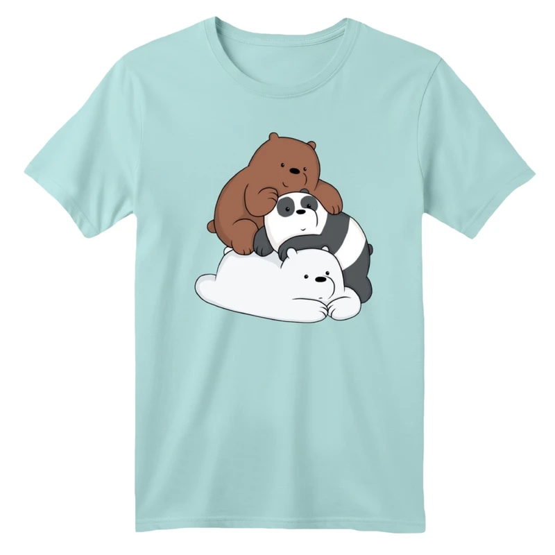 تی شرت آستین کوتاه بچگانه مدل سه خرس کد 2