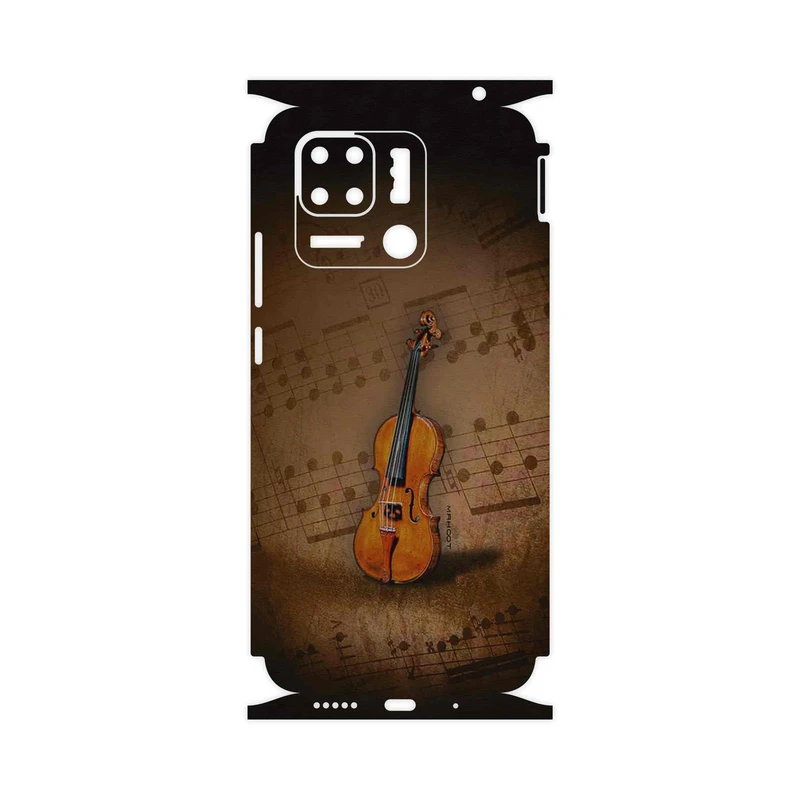 برچسب پوششی ماهوت مدل Violin_Instrument-FullSkin مناسب برای گوشی موبایل شیائومی Redmi 10 Power